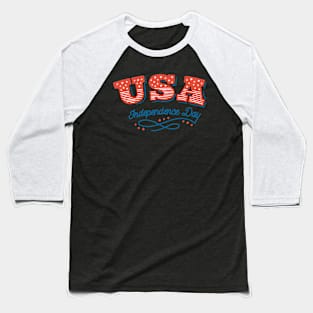 Independence Day der Vereinigten Staaten Baseball T-Shirt